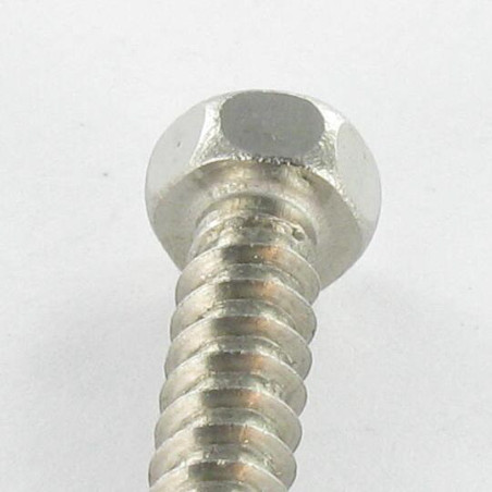 1 x THREAD ROLLING SCREW STAINLESS STEEL A2 HEXAGONAL HEAD 3.9X16