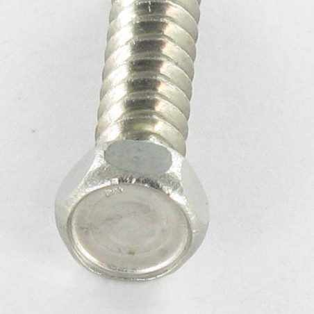 1 x THREAD ROLLING SCREW STAINLESS STEEL A2 HEXAGONAL HEAD 4.8X38