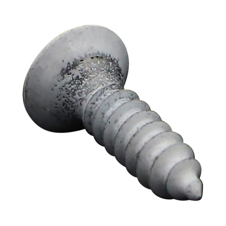 1 x THREAD ROLLING SCREW STAINLESS STEEL A2 COUNTERSUNK HEAD POZI 4.8X38 RAL9016/TRAFFIC SIGNALISATION