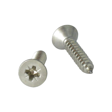 1 x THREAD ROLLING SCREW STAINLESS STEEL A2 COUNTERSUNK HEAD POZI 4.8X9.5