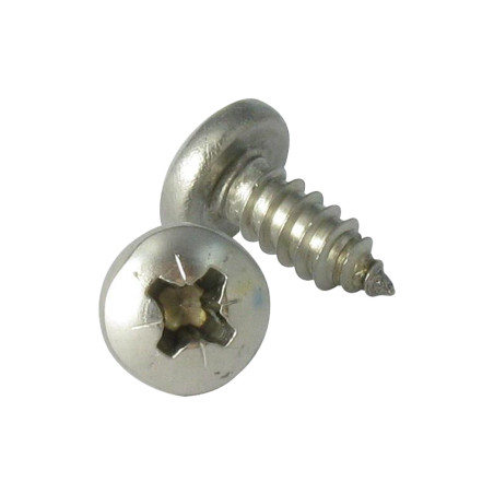 1 x Thread Rolling Screw Stainless Steel A2 wide domed head Pozi 4.8X90