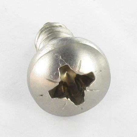 1 x Thread Rolling Screw Stainless Steel A2 wide domed head Pozi 4.8X90