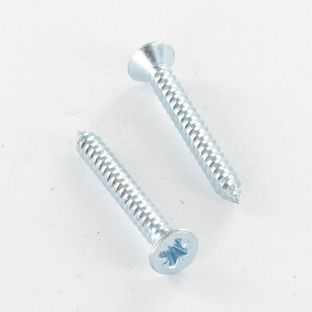 1 x THREAD ROLLING SCREW COUNTERSUNK HEAD POZI 2.2X6.5 ZINC PLATED