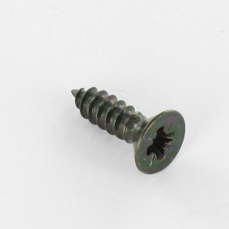 1 x THREAD ROLLING SCREW COUNTERSUNK HEAD POZI 6.3X25 BLACK ZINC PLATED