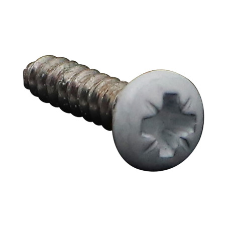 1 x Thread Rolling Screw Stainless Steel A2 wide domed head Pozi 3.5X16 Ral9016/Traffic Signalisation