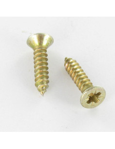 Thread Rolling Screw Countersunk Head Pozi 4.2X25 Yellow...