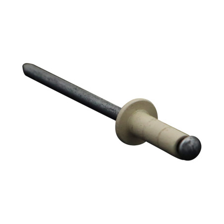 1 x Multigrip blind rivets Aluminum Steel rod TRS 4X12 Ral1013/Oyster White