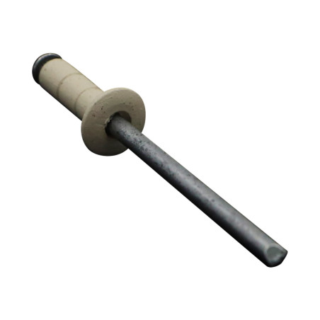 1 x Multigrip blind rivets Aluminum Steel rod TRS 4X12 Ral1013/Oyster White