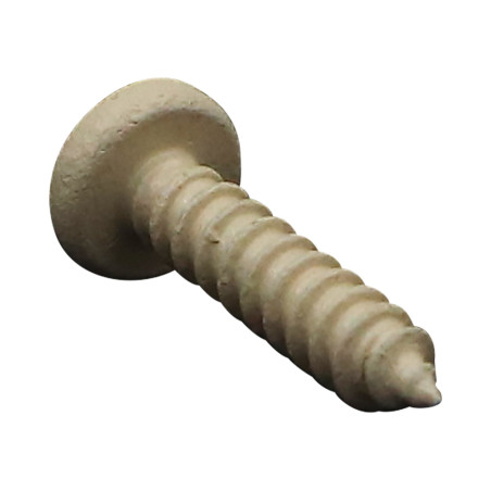 1 x Thread Rolling Screw Stainless Steel A2 wide domed head Pozi 3.5X16 BEIGE Ral1015/Light Ivory