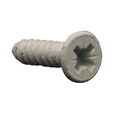 1 x THREAD ROLLING SCREW COUNTERSUNK HEAD POZI 3.9X16 ZINC PLATED PAINTED WHITE RAL9010/PURE WHITE