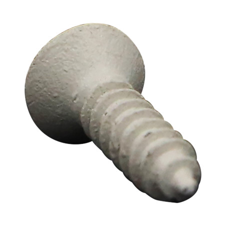 1 x THREAD ROLLING SCREW COUNTERSUNK HEAD POZI 3.9X16 ZINC PLATED PAINTED WHITE RAL9010/PURE WHITE