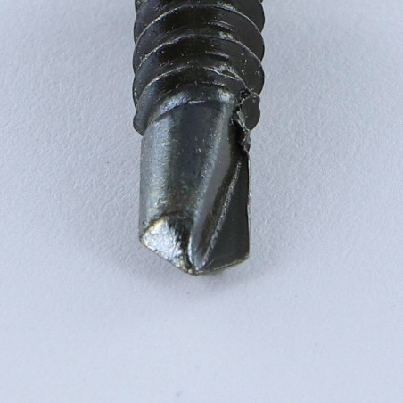 1 x Self Drilling Hexagonal Head 6.3X50 Sheet Metal Thread Black Zinc Plated