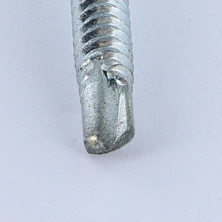 1 x Self Drilling Hexagonal Head 6.3X75 Sheet Metal Thread Zinc Plated LAQ Ral7016/Anthracite Grey