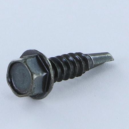 1 x Self Drilling Hexagonal Head 6.3X45 Sheet Metal Thread ZN