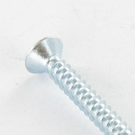1 x Thread Rolling Screw Countersunk Head Pozi 6.3X50 Zinc Plated