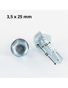 Self Drilling Hexagonal Head 3.5X25 Sheet Metal Thread... 2