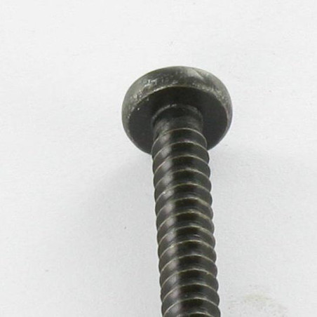 1 x Thread Rolling Screw Stainless Steel A2 wide domed head Pozi 4.8X25 Black