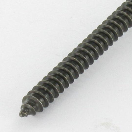 1 x Thread Rolling Screw Stainless Steel A2 Black wide domed head Pozi 4.8X38 EP3