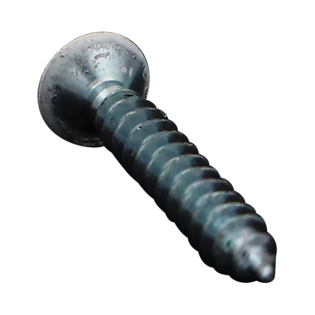 1 x Screw For Plastic 30 Countersunk Head Phillips 4.3X30 Self Drilling Zinc Plated Ral9010/Pure White