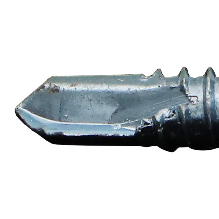 1 x Self Drilling Hexagonal Head 6.3X75 Sheet Metal Thread Zinc Plated LAQ Ral1015/Light Ivory