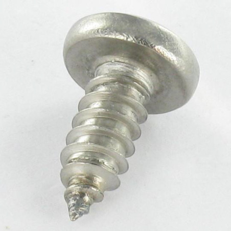 1 x Thread Rolling Screw Stainless Steel A2 wide domed head Pozi 4.8X9.5