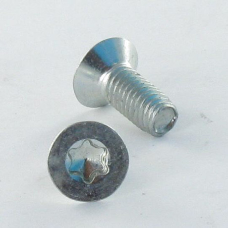 1 x Self Tapping Screw Countersunk Head M6X12 T30 Zinc Plated