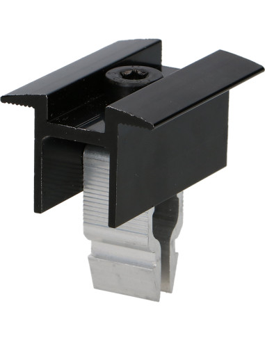 1 x PLIERS fixation SOLAR 30X55 Aluminium Black IN