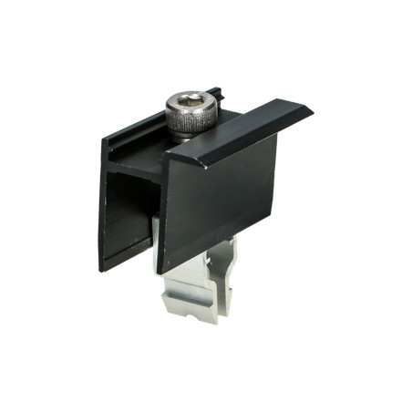 1 x PLIERS fixation SOLAR 35X55 Aluminium Black