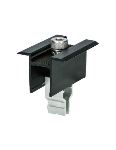 1 x PLIERS fixation SOLAR 35X55 Aluminium Black IN