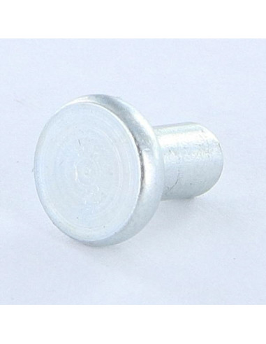 1 x Solid Rivet Flat Head 6X50 Zinc Plated