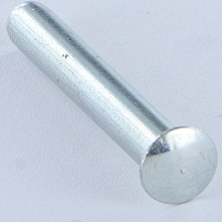 1 x Solid Rivet Cheese Head 3.65X14 Dog Point Dog Point Zinc Plated