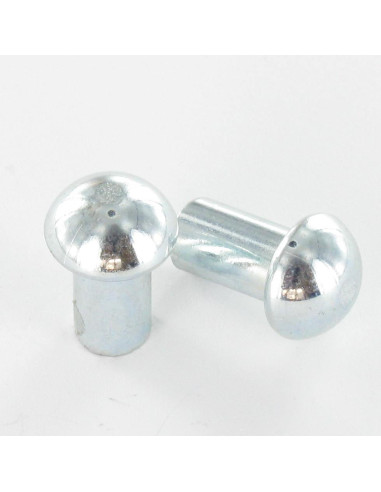 1 x Solid Rivet Round Head 5X30 Zinc Plated