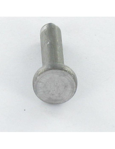 1 x Solid Rivet Flat Head 6X12 Steel