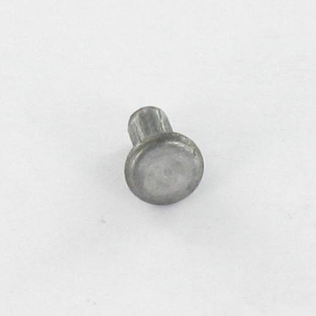 1 x Solid Rivet Flat Head 6X12 Steel