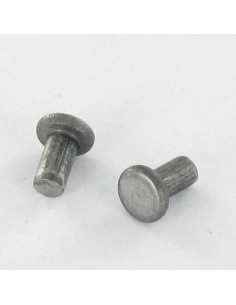 Solid Rivet Flat Head 3X12 Steel