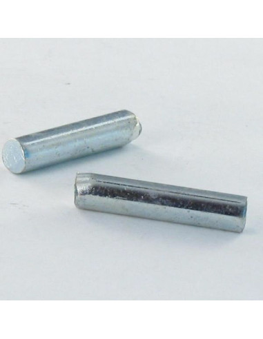 1 x Rod Smooth 6X60 2 chamfers Zinc Plated