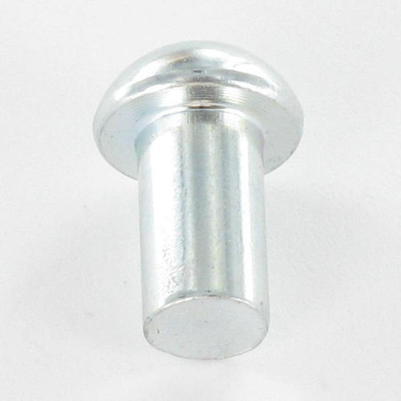 1 x Solid Rivet Round Head 12X16 Zinc Plated