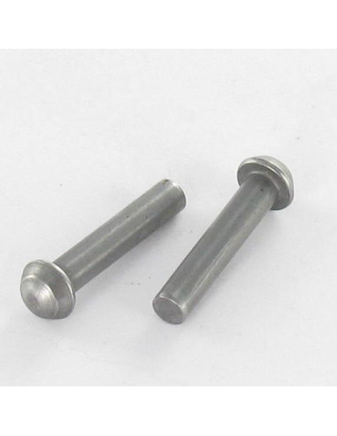 1 x Solid Rivet Round Head 8X35 Steel