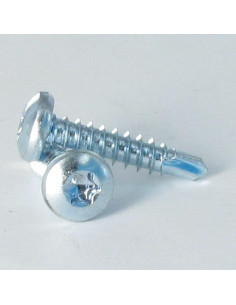 Self Drilling Cylindrical Button Head 6.3X25 T30 Zinc...
