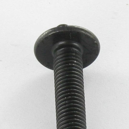 1 x Screw Mushroom Pozi And Slotted M4X22 Steel