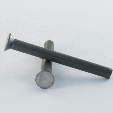1 x Solid Rivet Countersunk Head 6X17 Steel