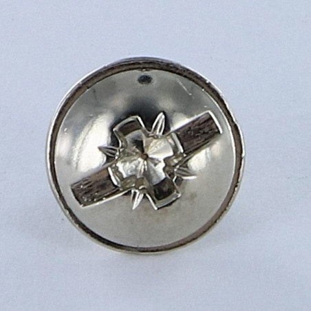 1 x Screw Mushroom Pozi And Slotted M6X10 Nickel Plated