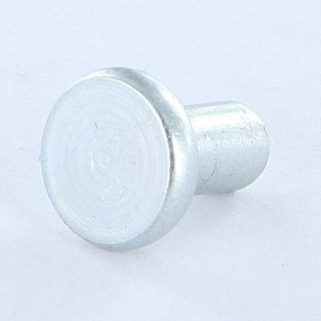 1 x Solid Rivet Flat Head 6X10 Zinc Plated