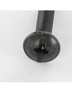 Screw Mushroom Pozi And Slotted M6X20 Black Zinc Plated 2