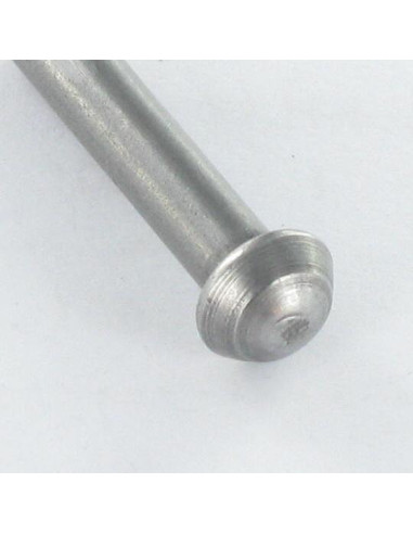 1 x Solid Rivet Round Head 4X50 Steel