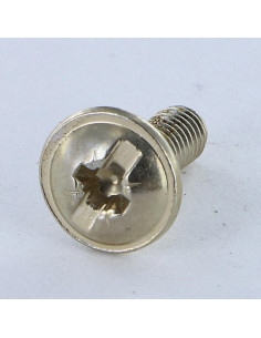 Screw Mushroom Pozi And Slotted M6X15 Nickel Plated