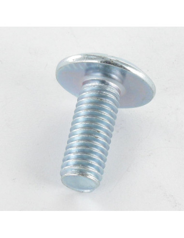 1 x Screw Mushroom Slotted In Cross M10X16 Zinc...