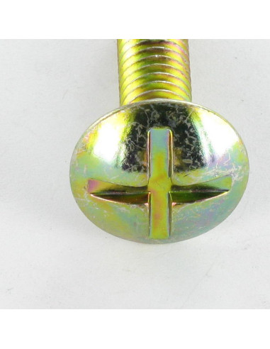 1 x Screw Mushroom Slotted In Cross M8X40...