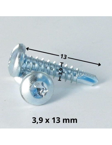 1 x Self Drilling Cylindrical Button Head...