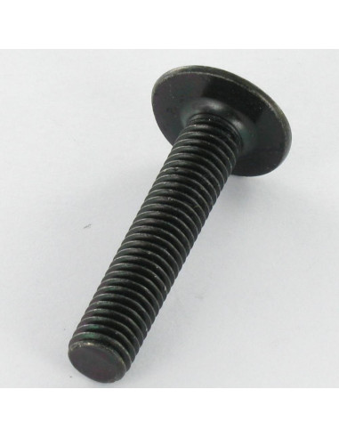 1 x Screw Mushroom Slotted In Cross M8X40 Black...